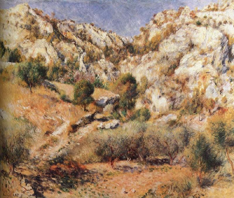Pierre-Auguste Renoir Cliff oil painting picture